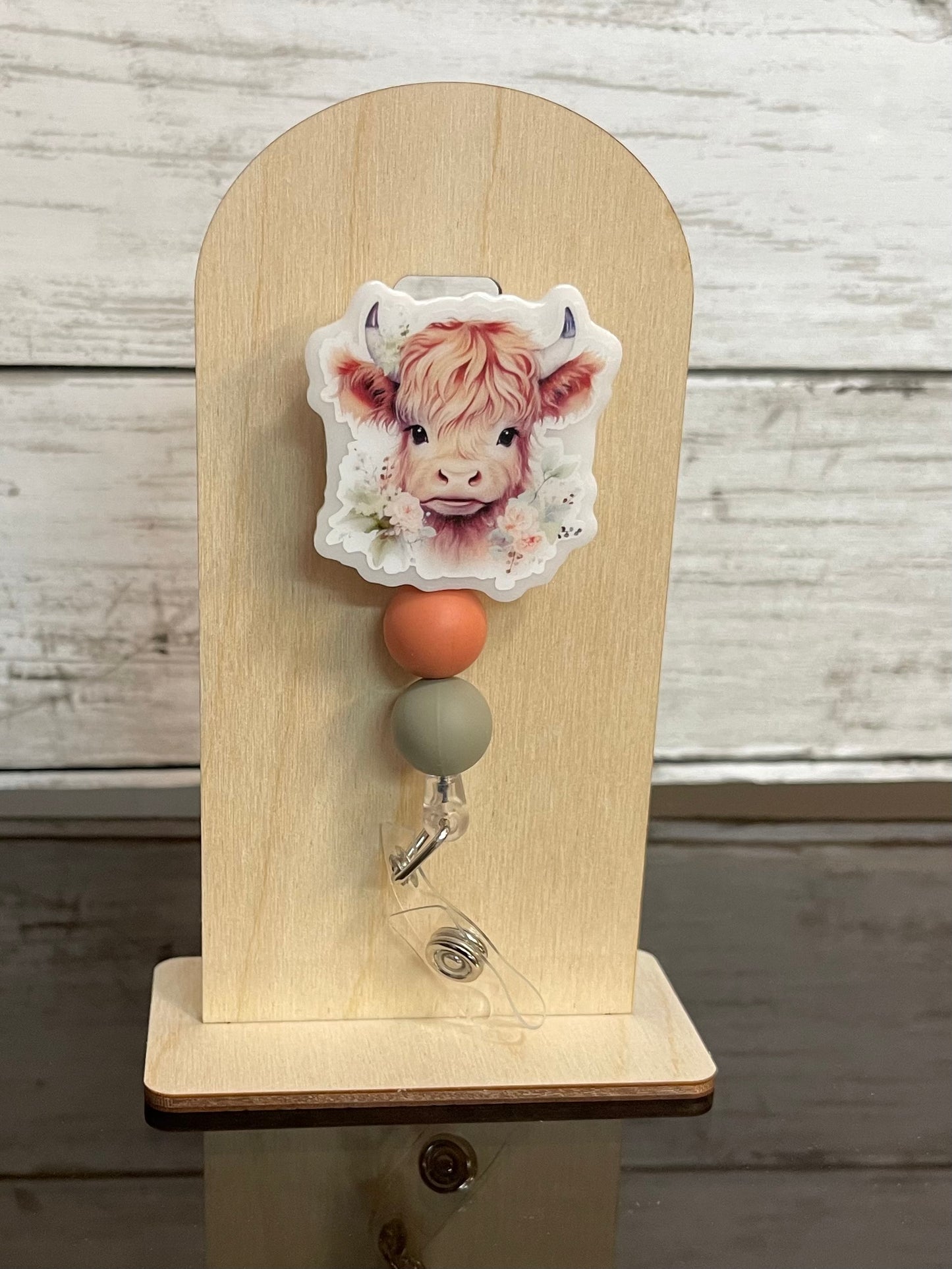 Highland Cow Badge Reel