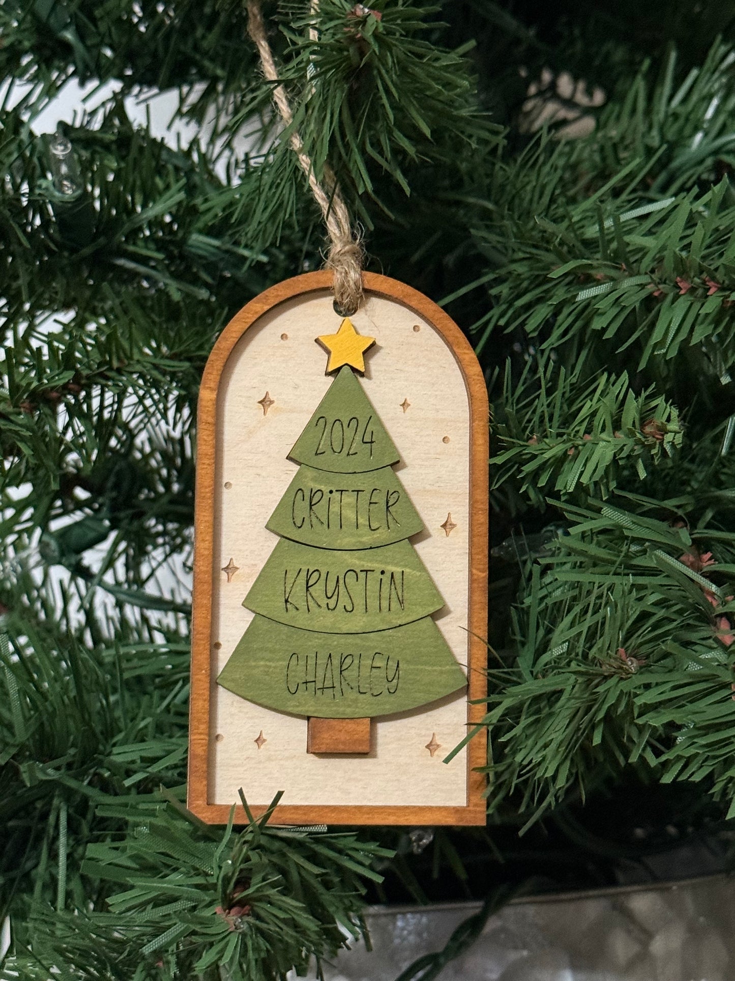 Christmas Tree Personalized Ornament