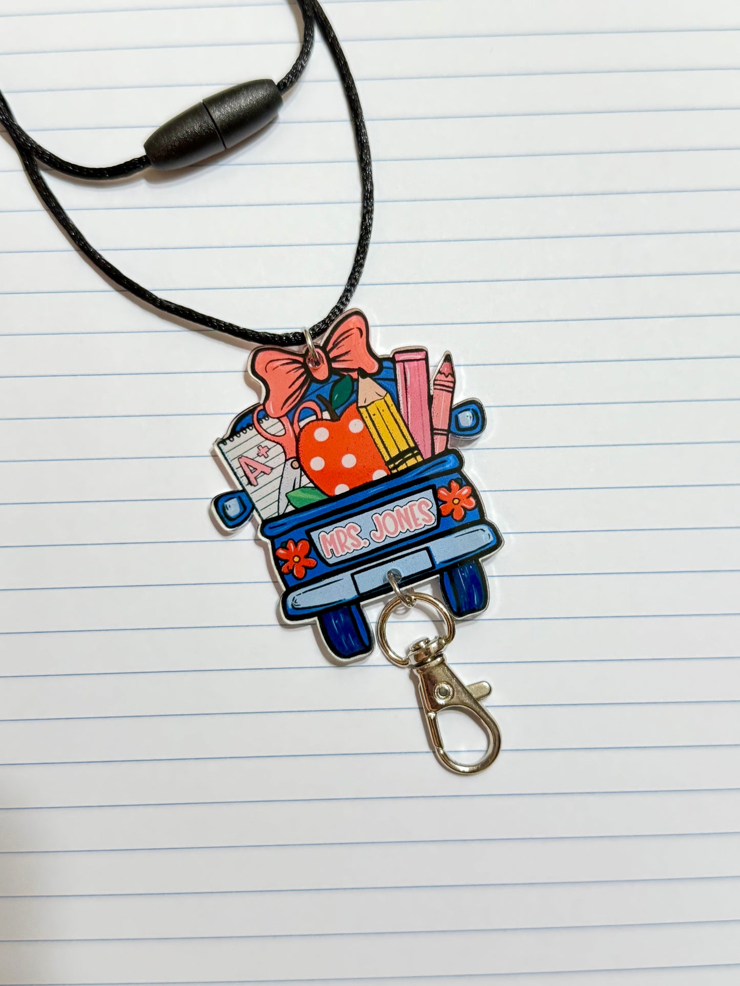 Personalized lanyard