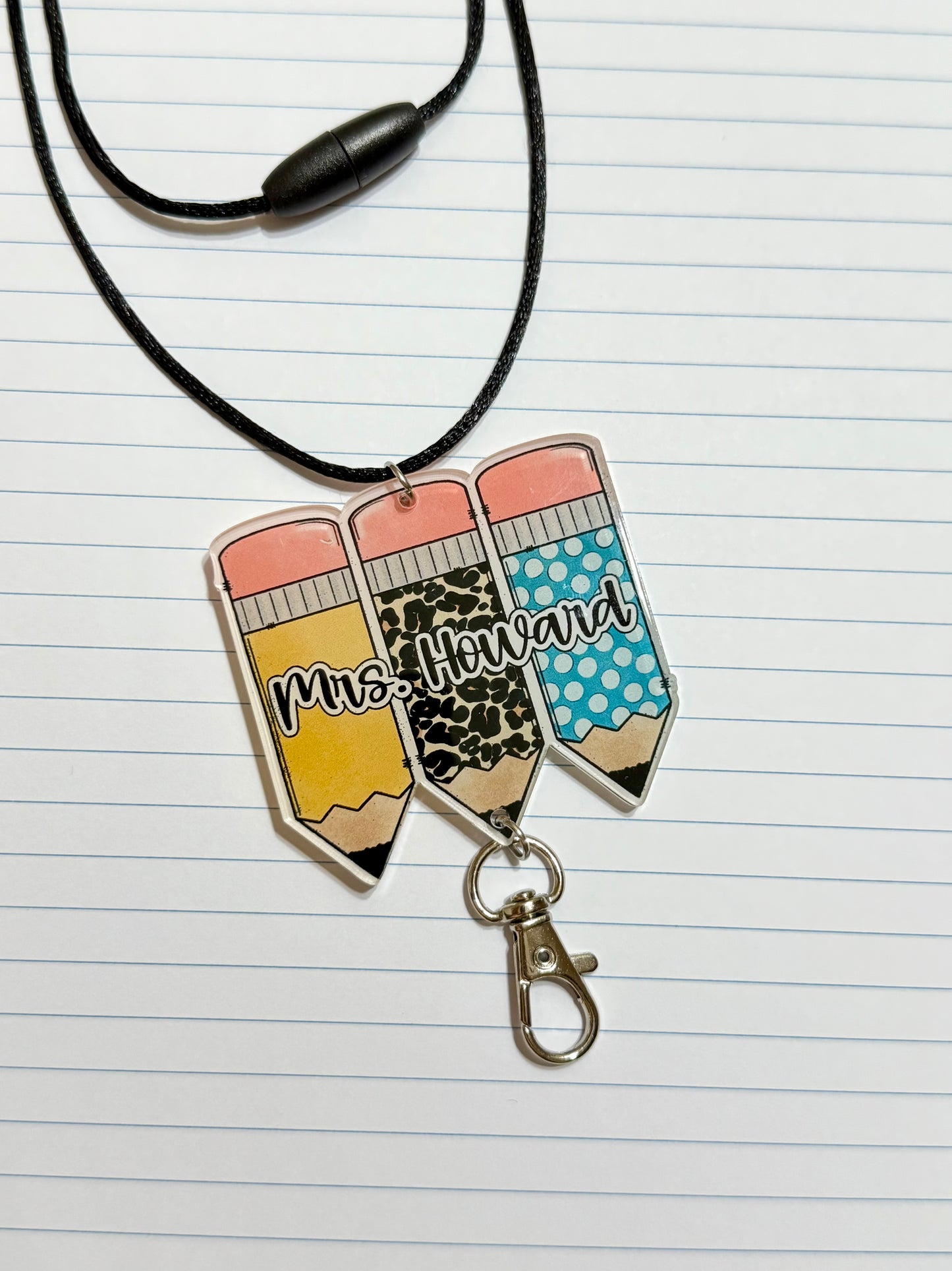 Personalized lanyard